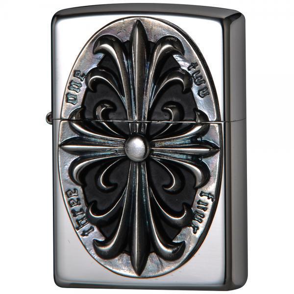 他サイト： ライター ジッポシリーズ カジュアル かっこいい 喫煙具 煙草 タバコ ギフト ZIPPO ジッポーライター オーバルメタル 銀いぶし仕上げの商品画像