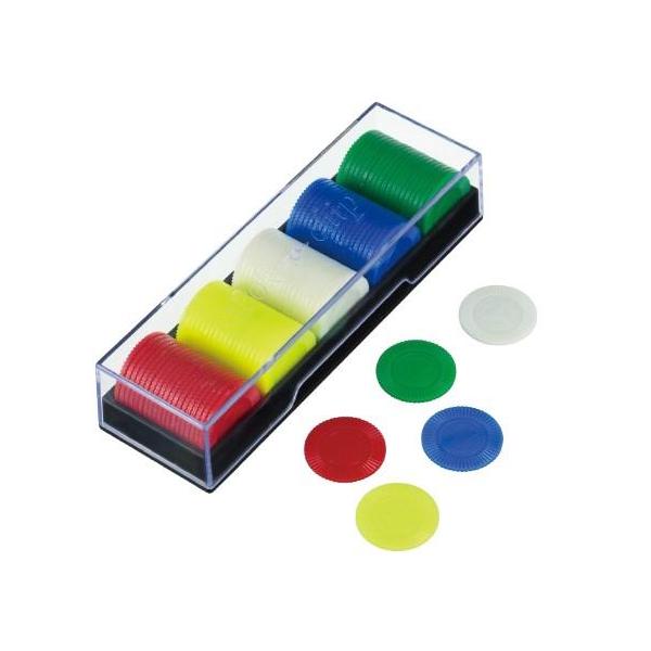 他サイト： カジノチップ ポーカー プラスチック製 ボードゲーム 室内遊び おうち時間 パーティー プレゼント ハナヤマ ポーカーチップ 26mmの商品画像