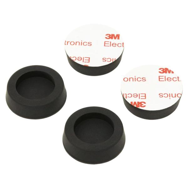 ケースなどの振動吸収と滑り止め、設置場所の傷つき防止に効果があります。両面テープ付きです。