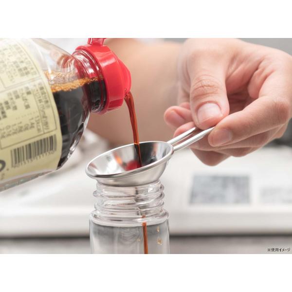 他サイト： ロート じょうご ミニ ステンレス製 持ち手付き 移し替え 詰め替え 料理 製菓 キッチン用品 便利グッズ 料理のいろは 手付きロート 小の商品画像