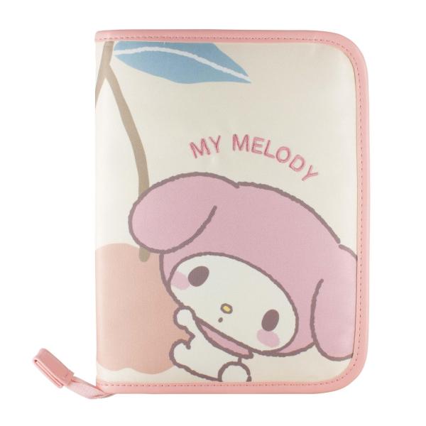 他サイト： マルチケース サンリオ マイメロ キャラクター 旅行 パスポート収納 トラベル用品 小物入れ マイメロディ＆クロミ ファスナージャバラマルチケースの商品画像