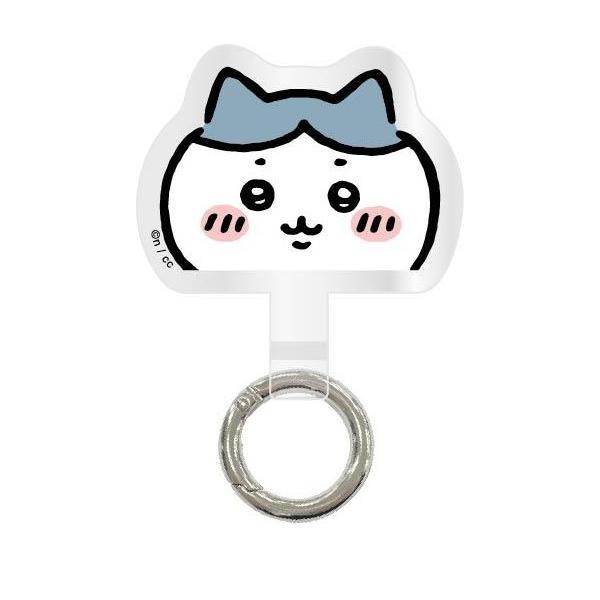 他サイト： スマホストラップ 落下防止 携帯アクセサリー キャラクター かわいい 女性 レディース ギフト プレゼント ちいかわ マルチリングプラス ハチワレの商品画像