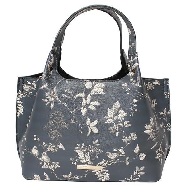 LAURA ASHLEY ハンドバッグ ネイビー ILPC01NV