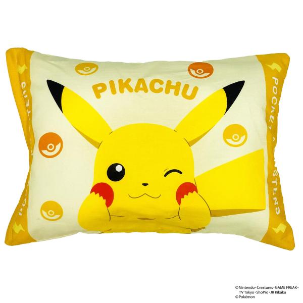 ジュニア枕 キッズまくら ハローキティ ドラえもん ポケモン すみっコぐらし しまじろう ディズニー トミカ プラレール 本体＋カバー