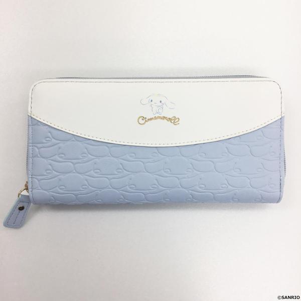 長財布 ロングウォレット キャラクター シナモン かわいい 女の子 レディース プレゼント ギフト サンリオ シナモロール ラウンド長財布