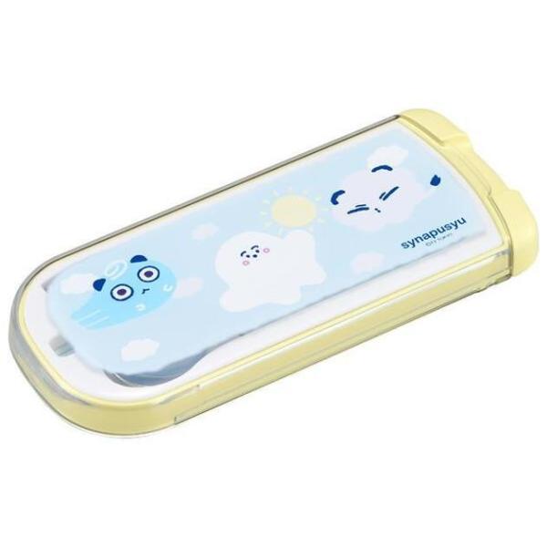 箸 スプーン フォーク 箸箱セット お弁当 スライド式 抗菌 食洗対応対応 キャラクター オーエスケー SPS No.2 シナぷしゅ 引フタトリオ