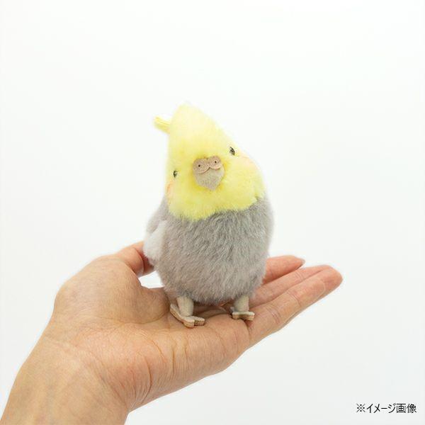オカメインコのぬいぐるみ(自立可動式・鳴き声仕掛け・バードコール付き) オカメインコのぬいぐるみ(自立可動式・鳴き声仕掛け・バードコール付き)