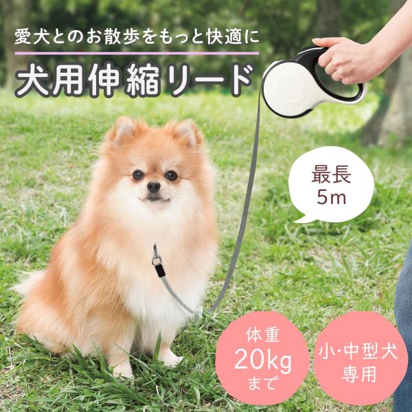 ＼愛犬とのお散歩をもっと快適に♪／・巻き取り式でリードが絡まないので便利！・ボタン一つでホールド＆ロックが可能◎・簡単操作で愛犬とのお散歩が快適に！・片面には反射テープ付き！・夜間のお散歩も安心です！【商品サイズ】約縦18×横12×4cm【...