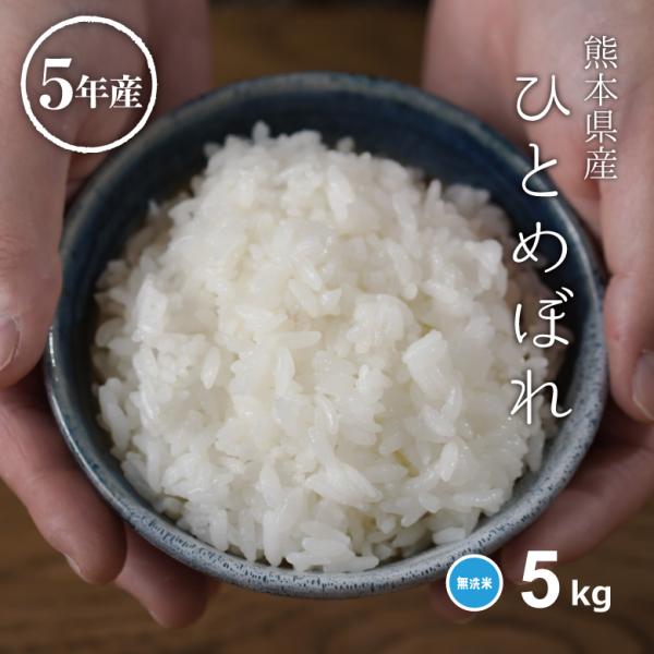 米 お米 5kg ひとめぼれ 無洗米 熊本県産 令和5年産 精米5kg ひとめぼれ