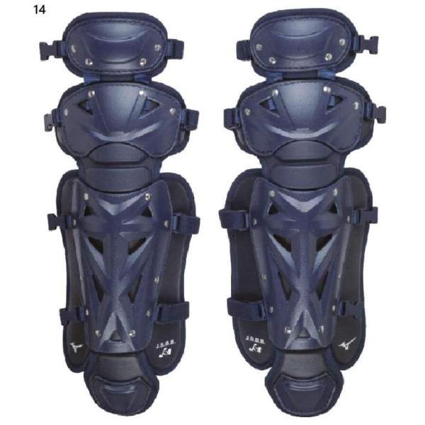 少年野球で大人気！2025年NEWモデル！大特価セール！最安値に挑戦！プロへの憧れを胸に！！少年TOPモデル！【MIZUNO】ミズノ 小学生軟式・ゴムソフトボール用レガース Sサイズ 捕手用 1DJLY250（Jr.少年野球・ソフトボール・...