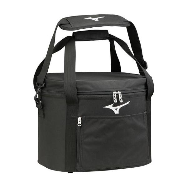 大人気！大特価セール！最安値に挑戦！ショルダーベルト付き！【MIZUNO】ミズノ ボールケース 1FJB3521（野球・ソフトボール・ボール入れ・袋・BALL CASE）品番1FJB352109カラー 09：ブラック（黒） サイズ L37×...