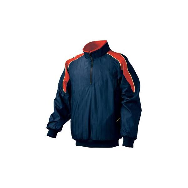 【美品】　ミズノ　ハーフジップウィンドブレーカー 野球 日本代表 侍ジャパン MIZUNO 【MIZUNO】ミズノ 侍ジャパン・長袖 ハーフZIP