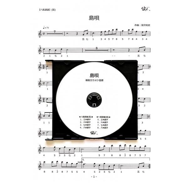 「島唄」☆★リニューアルしました！★☆今まで別々に販売していた「ハ長調譜」と「へ長調譜」を１つに統合しました。どちらか迷っていた方も安心！価格も据え置きに♪THE BOOMの名曲、島唄。沖縄音階を使った三線の音が特徴的で、篠笛との相性もいい...