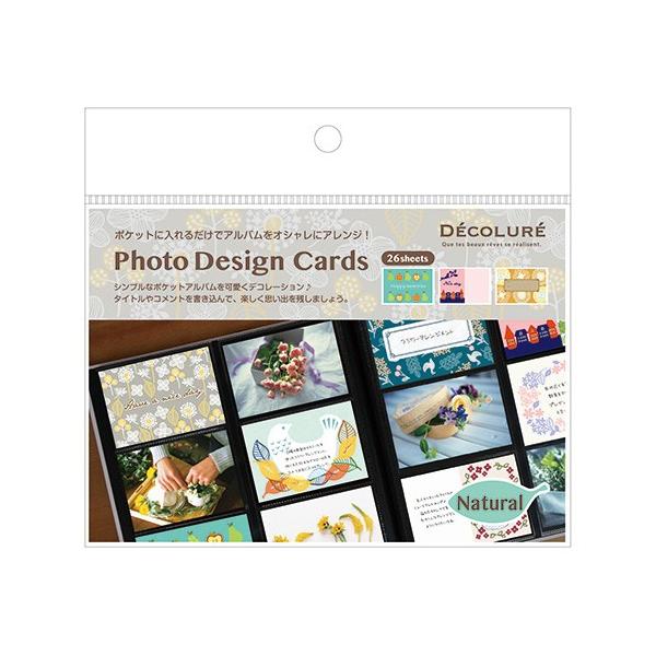 ポケットアルバムに差し込むだけで、L判のポケットアルバムを簡単にかわいくデコレーションできるデザインカードのセットです。テーマや好みに合わせてお選びいただけます。・バラエティカード 3柄×各2枚ポケットアルバムを装飾できるデザインカード。・...