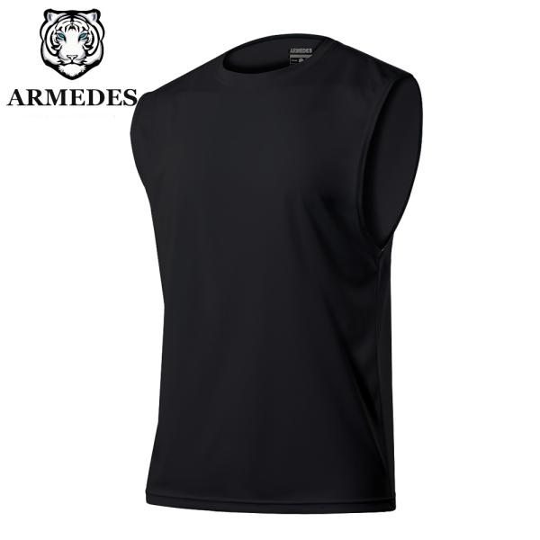 送料無料 ARMEDES アルメデス コンプレッション イナンナー 接触冷感 吸汗速乾 オーバーフィット タンクトップ メンズ M-XL 全2色 オールシーズン AR124