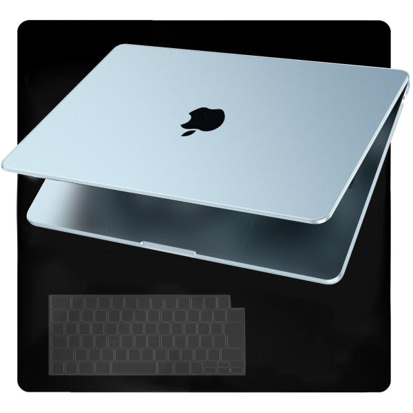 EooCoo [2026 M5用 MacBook Air 13.6 インチ M4 M3 M2 ケース 超薄型アーマー] 対応A3449 A3240