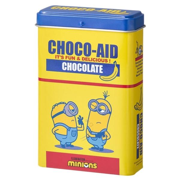 CHOCO-AID チョコエイド ティン ミニオン ホワイトデー バレンタイン チョコレート CHOKO-AID 5枚入り