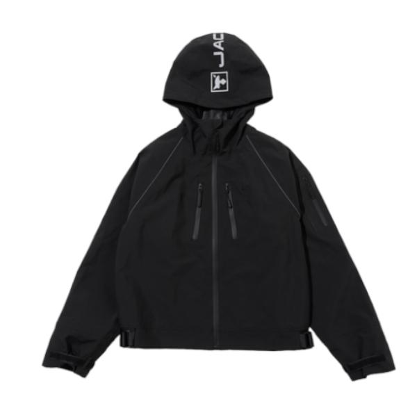 JACKALL フィッシングジャケット ブラック JACKALL（ジャッカル） ウェーディングショートジャケット JA-A003