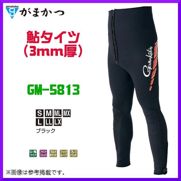 がまかつ 鮎タイツ 3mm厚 Gm 5813 ブラック L 年 春夏新製品 釣具 フーガショップ1 通販 Yahoo ショッピング