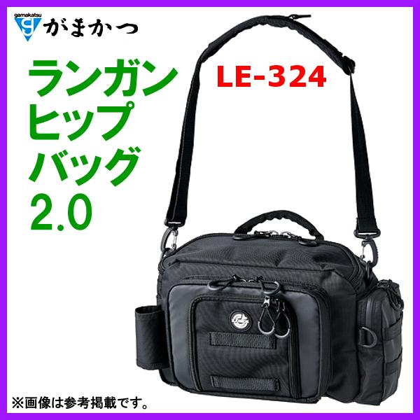 Gamakatsu（がまかつ） ランガン ヒップバッグ 2.0 LE-324 ブラック