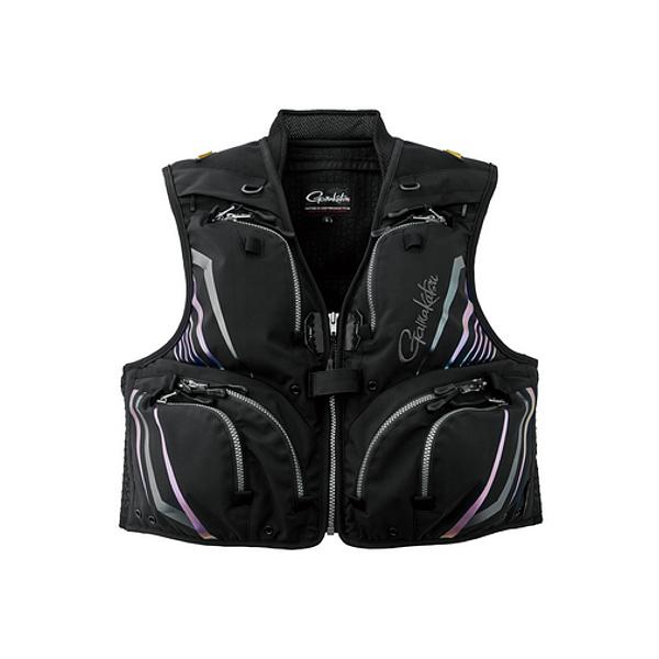 Gamakatsu（がまかつ） ハーフメッシュベスト GM2331 M・ブラック 7L