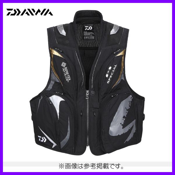 ダイワ スペシャル ゴア ウィンドストッパー ショートベスト DV-1021 マスターブラック XL （ 2021年 4月新製品 ）