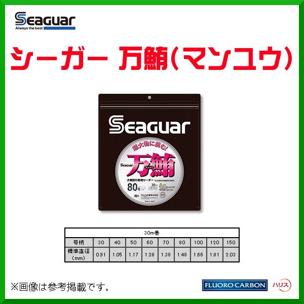クレハ シーガー 万鮪(マンユウ) 30m 100号 フロロカーボン クレハ シーガー 万鮪(マンユウ) 30m 100号 フロロカーボン