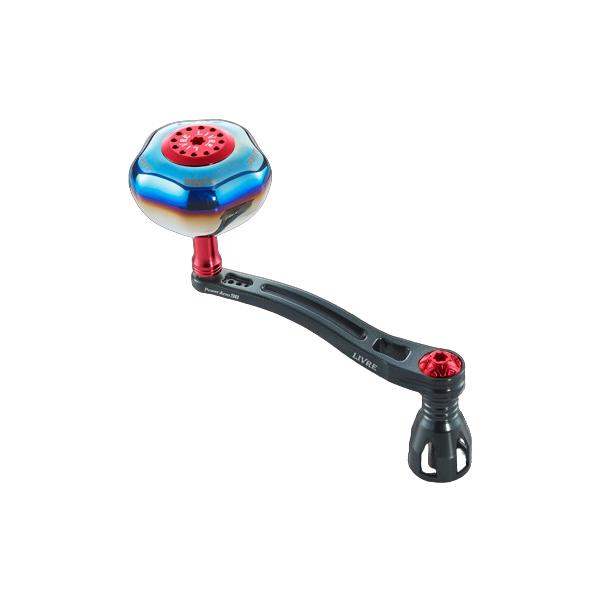 リブレ PowerArm98 シマノ 18000番〜20000番用 右巻き ガンメタ+レッド