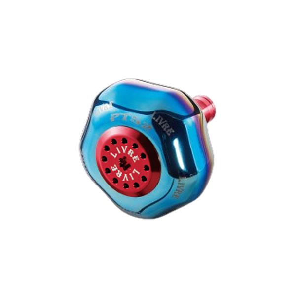 定価13,900円　リブレ　PT52　ファイヤー＆チタン　ダイワ（L） リブレ ノブ単体 PT52 ダイワL用 1個 ファイヤー&レッド 品番 10543