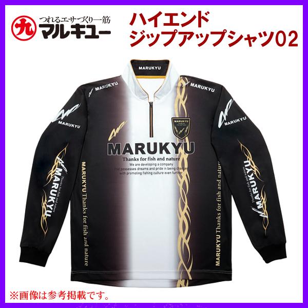 マルキュー ハイエンドジップアップシャツ02 ブラック 3L （ 2022年 6
