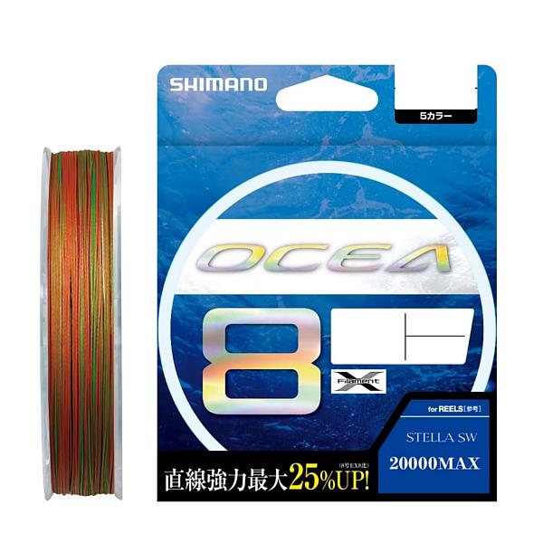 シマノ LD-A71S オシア8PE 300m 10号 10m×5カラー シマノ（SHIMANO） オシア 8 PE LD-A71S 10m x 5カラー 300m 10号
