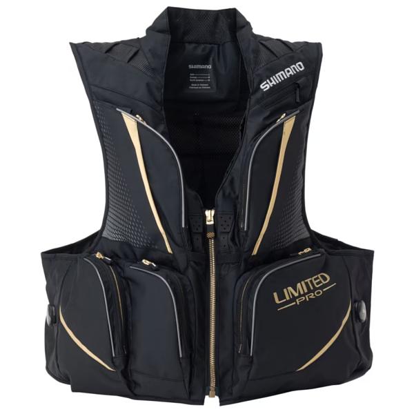 訳あり フィッシングベスト 釣り ネクサス リミテッドプロ 赤 黒