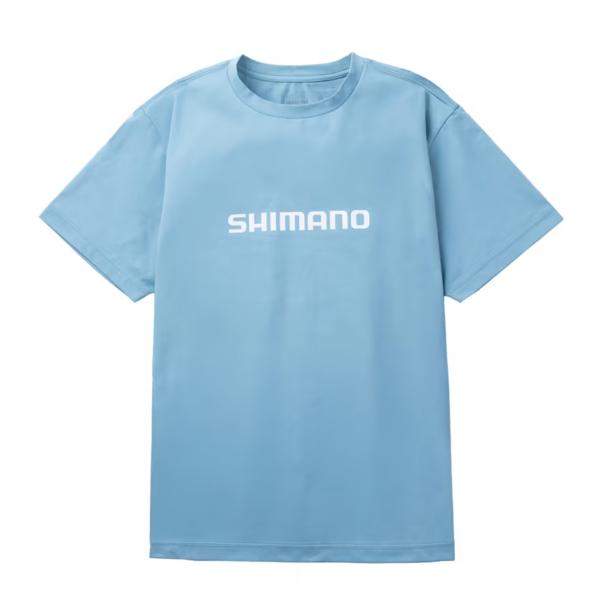 シマノ（SHIMANO） ドライロゴTシャツ SH-021Z スモークブルー M