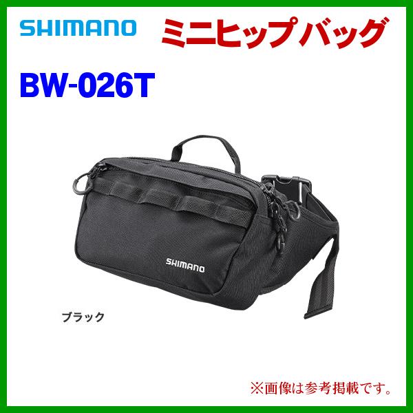 シマノ ミニヒップバッグ BW-026T ブラック 2020年 7月新製品 :4969363698773:釣具・フーガショップ1 通販  