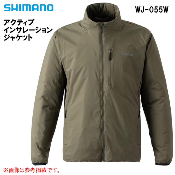 シマノ アクティブインサレーション ジャケット WJ-055W カーキ L 