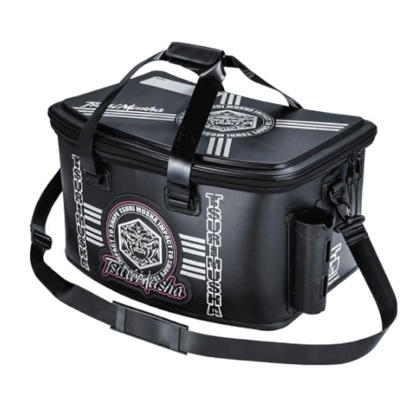 釣武者 MUSHA グローRタックルバッグ 50 ブラック / 釣具 釣武者 MUSHAグローRタックルバッグ ブラック (2025年 新製品) : 釣具