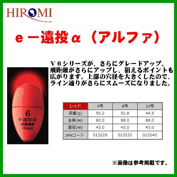 ヒロミ産業 e-遠投α レッド 8号 ( 定形外可 ) ◎ : 釣具・フーガ