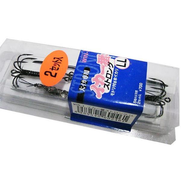 値下げ❗️イカ竿　3本！新品・中古品！ カツイチ 処分品 訳あり カツイチ イカ一番 ストロング 針 LL 5