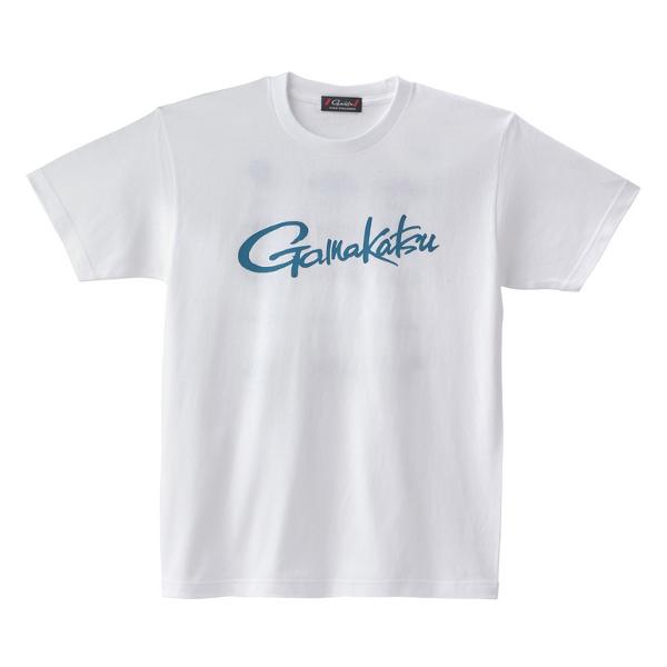 Gamakatsu（がまかつ） Tシャツ ( 筆記体ロゴ ) GM-3711 ホワイト M