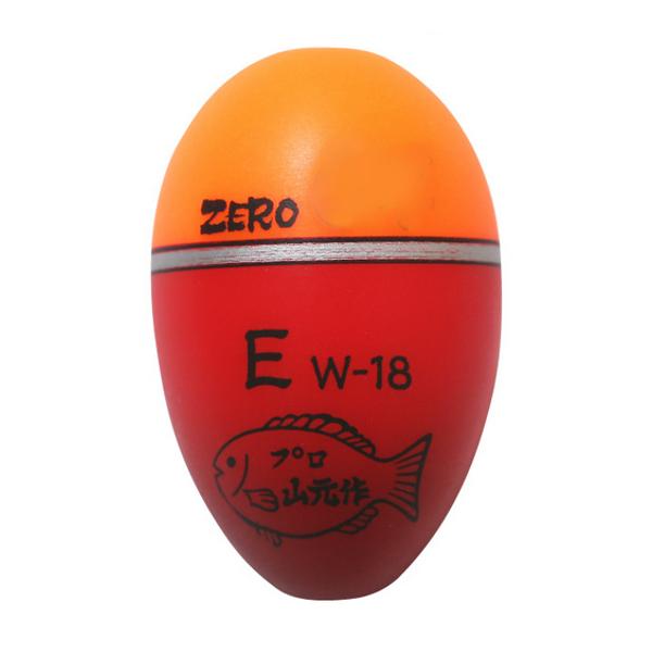 プロ山元ウキ W合金18 ZERO E（遠投タイプ） 02 オレンジ : フーガ