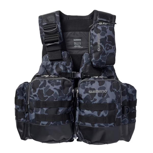 シマノ VF-274W アクトゲームベスト L ブラックダックカモ　ブラックフライデー特別価格 シマノ（SHIMANO） ( 限定特価 )シマノ アクトゲームベスト VF-274W