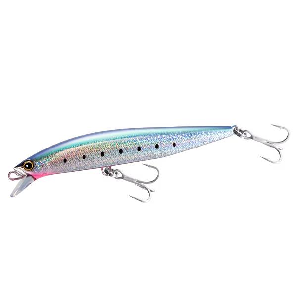 安定したアクションと飛距離。ラフコンディションを攻略するためのミノー。「ロックジャーク」はレンジキープ性能に優れた青物用のミノー。リップの強度にこだわりつつ、角度を細かく検証しました。海面が荒れた状況でも、安定したアクションでターゲットにア...