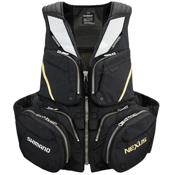 [Release date: March 31, 2023]小物類の着脱がしやすくメンテナンス性が向上した磯用フローティングベスト。小物ホルダーにはピンオンリール、フックリール、カラビナリールなど様々なパーツを簡単に着脱可能。複数の高さに装...