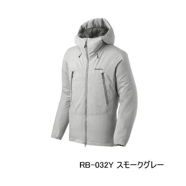 （26年9月新商品） シマノ ゴアテックス インサレーション ジャケット 05 RB-032Y スモークグレー 2XLサイズ （9月発売予定／ご予約受付中）