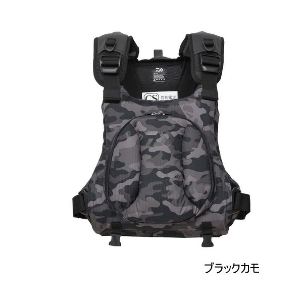 【新品未使用）ダイワPDゲームベスト/DF6624フリーサイズ／フード収納 ／黒 DAIWA（ダイワ） （25年4月新商品） PDゲームベスト DF-6624 ブラック