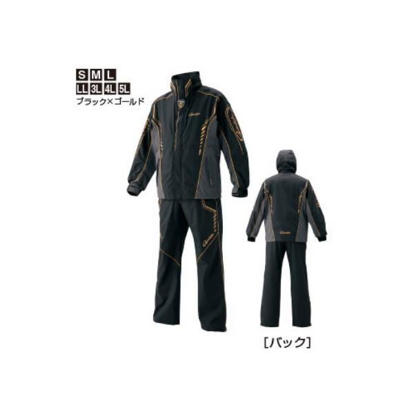 ブラック ゴールド ゴアテックス R レインスーツ ライトタイプ がまかつ ブラック ゴールド Llサイズ Ga 釣具総合卸売販売 フーガショップ2 釣り Llサイズ 19年5月新商品 Gm 3546 返品ok