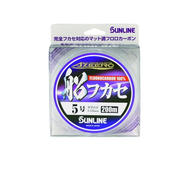 サンライン（SUNLINE） アジーロ 船フカセ 300m 6号 クリア（マット調