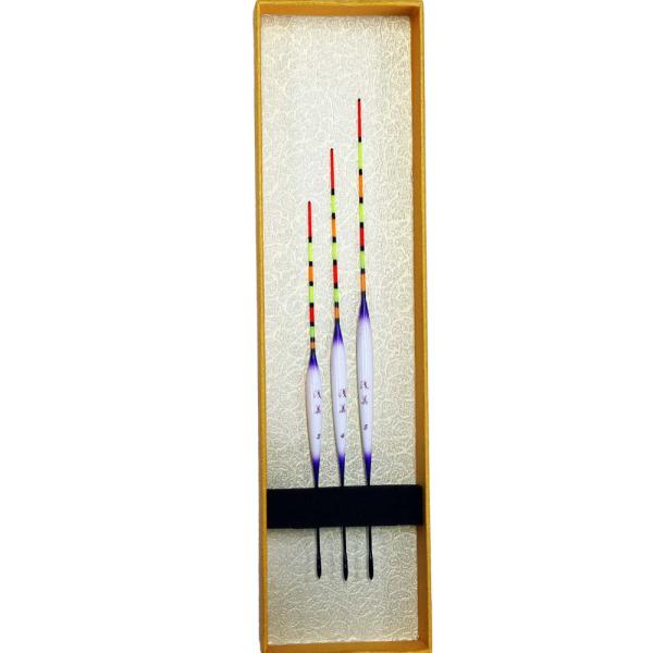 訳あり へら浮き 3本セット 全長15/17/19cm パイプトップ H13asami345