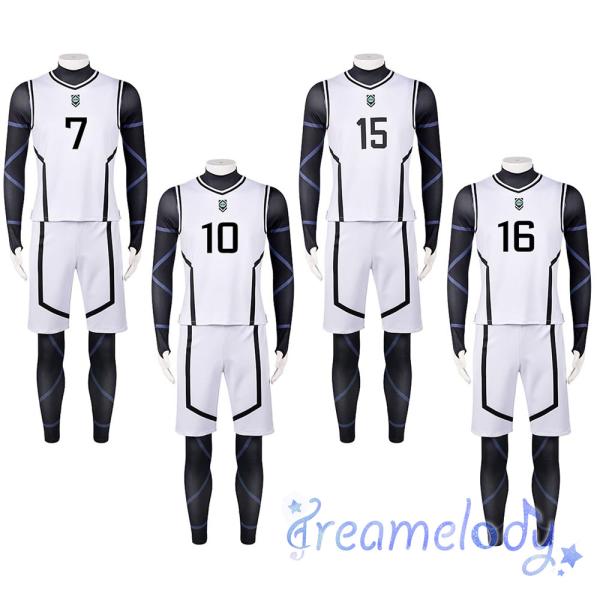 【dreamelody】ブルーロック 潔世一 蜂楽廻 凪誠士郎 馬狼照英 チーム 隊服 コスプレ衣装 コスチューム ハロウィン 仮装 変装