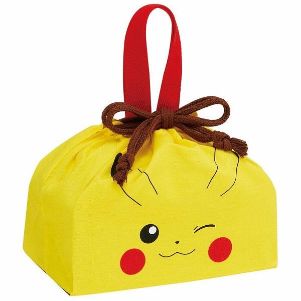 他サイト： 【6個までなら送料290円（郵便）OK】ピカチュウフェイス 23 ランチ巾着【お取り寄せ】の商品画像